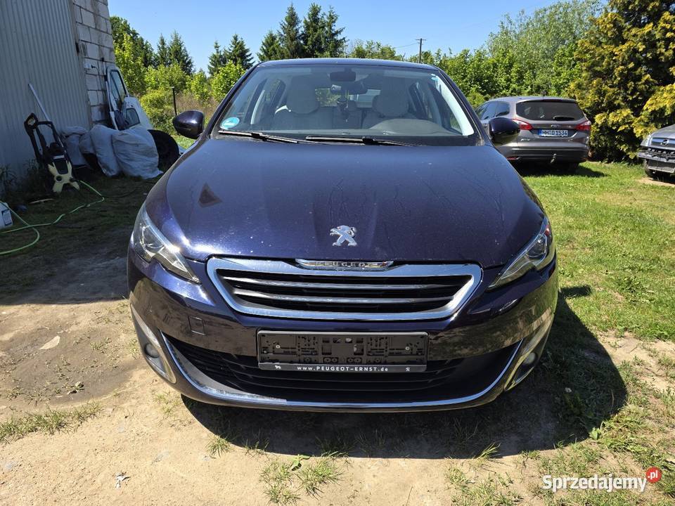 Peugeot 308 16 Turbo 125 Alu Masaże Jasny Srodek 136500km Płock
