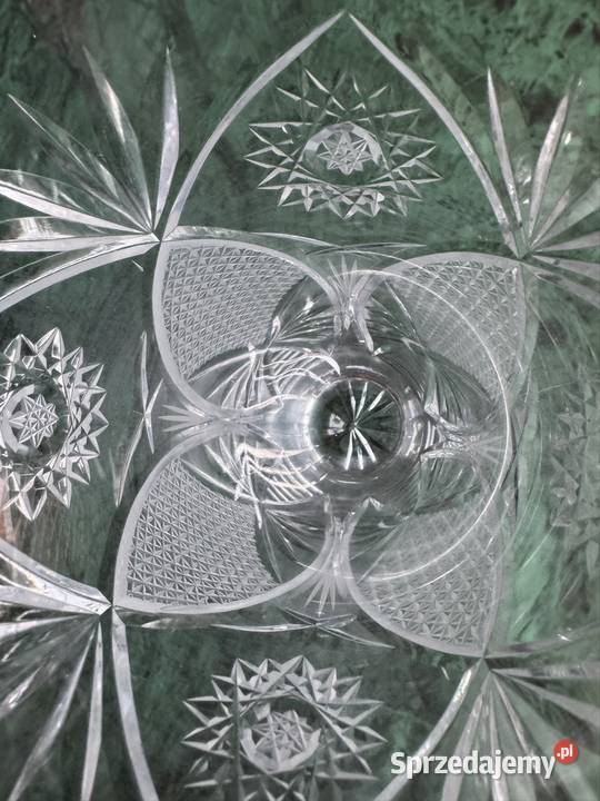 Wazon kryształowy z czasów PRL Vintage kolekcja śląskie Częstochowa