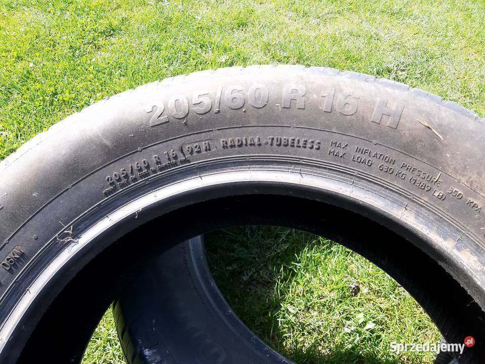 Opony 205 60 16 Continental Contiecocontact5 2 lubelskie Kijany