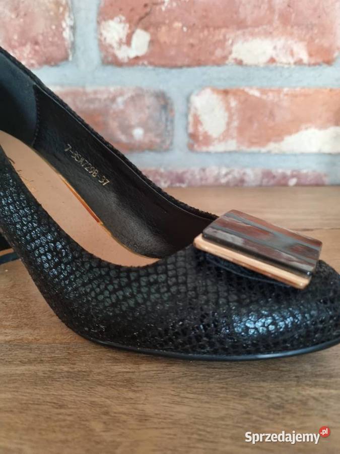 Czarne czółenka Nowe Warszawa