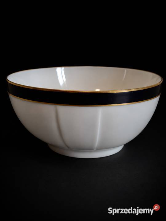 Elegancka porcelanowa misa salaterka manufaktury Porcelana i szkło Poddębice