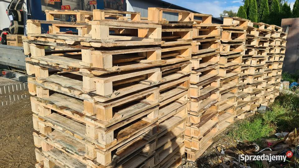Paleta do transportu drewniana 60x80 półpaleta Skawina