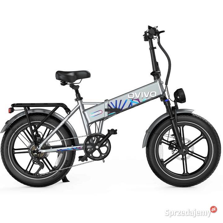 Rower elektryczny OVIVO HYPER V2 szary silnik Tarnów