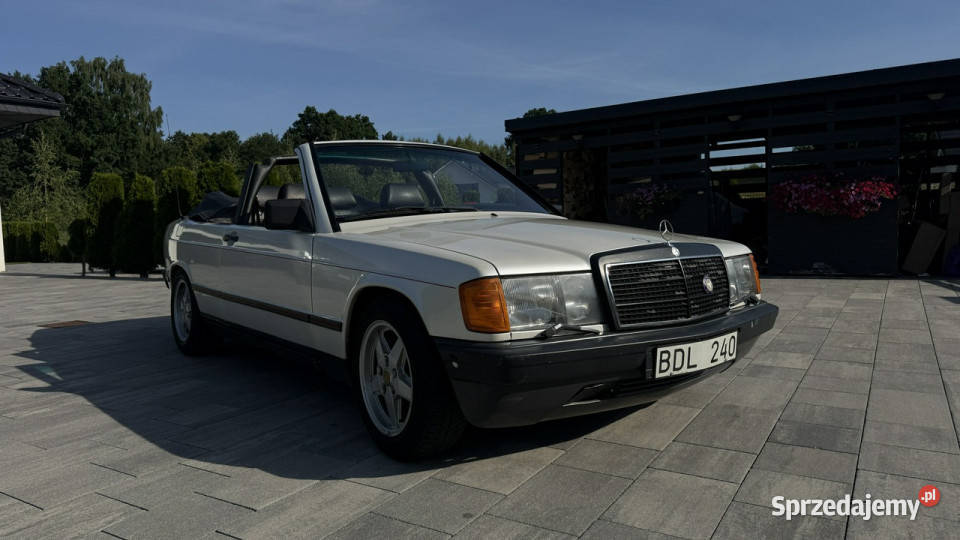 Mercedes W201 20benz Kabriolet skóry podgrzewane Motoryzacja Gdańsk