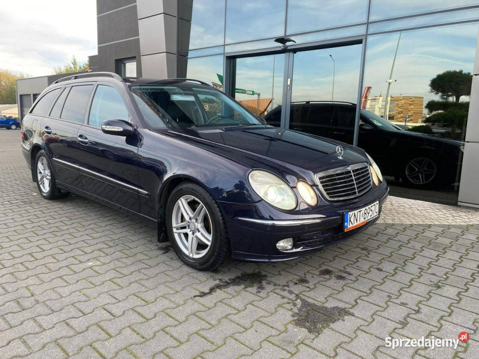 Mercedes E 320 automat stan xenon navi podgrz Rok produkcji 2004 Żory sprzedam