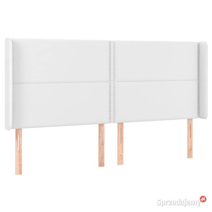 Zagłówek do łóżka z LED biały 163x16x118128 Warszawa sprzedam