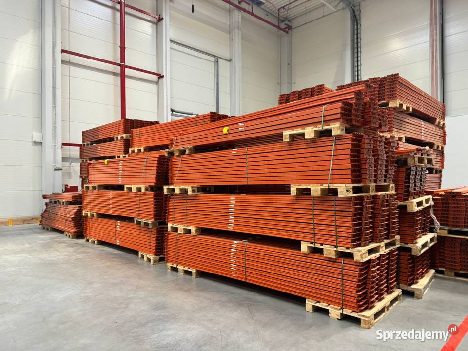 Regały paletowe Mecalux 7500x1100 mm belki Warszawa sprzedam