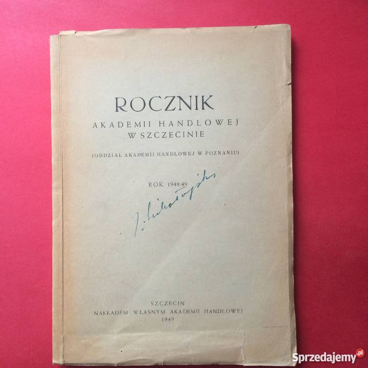 Rocznik akademii handlowej w Szczecinie Szczecin