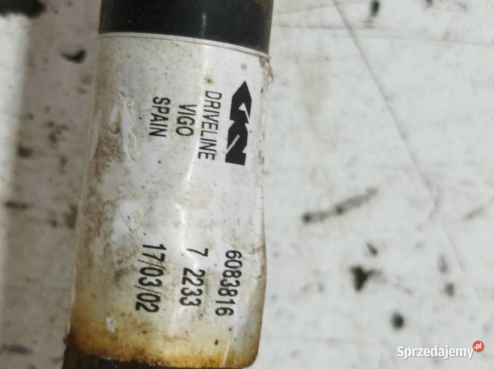 PÓŁOŚ LEWY PRZÓD 12 B 6083816 13248675 Opel