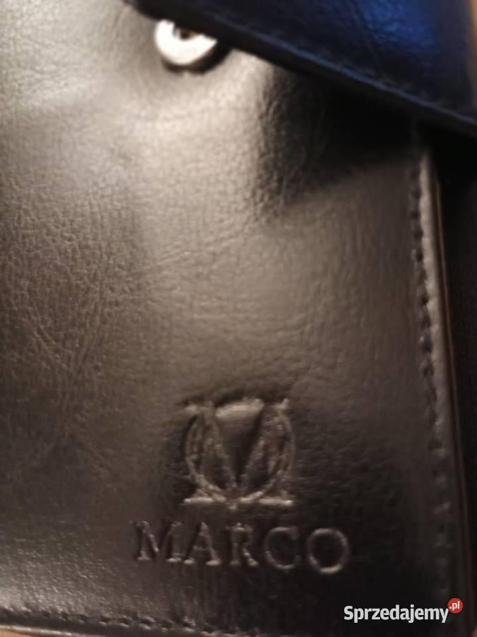 Skórzany portfel damski czarny