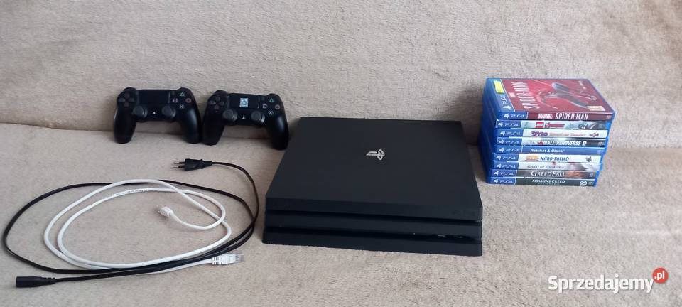 PlayStation 4 Pro 1TB CUH7216B 2 Oryginalne Pady Leszno