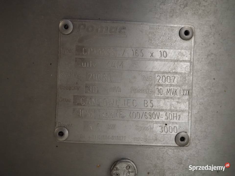 Linia do pasteryzacji maślanki Alfa Laval Tetra Krotoszyn