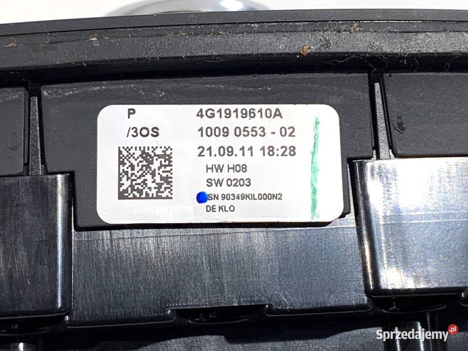 PANEL STEROWANIA RADIA AUDI A6 C7 4G1919610A