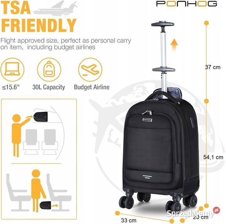 Plecak Torba Biznesowa na Kółkach Ponhog Myszyniec sprzedam