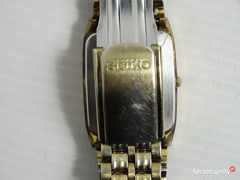 Zegarek SEIKO Quartz Vintage Złoty Tank 7N335A00 Biłgoraj
