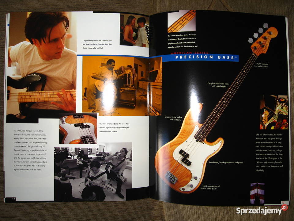 Fender American Series Guitars katalog broszura Kępice