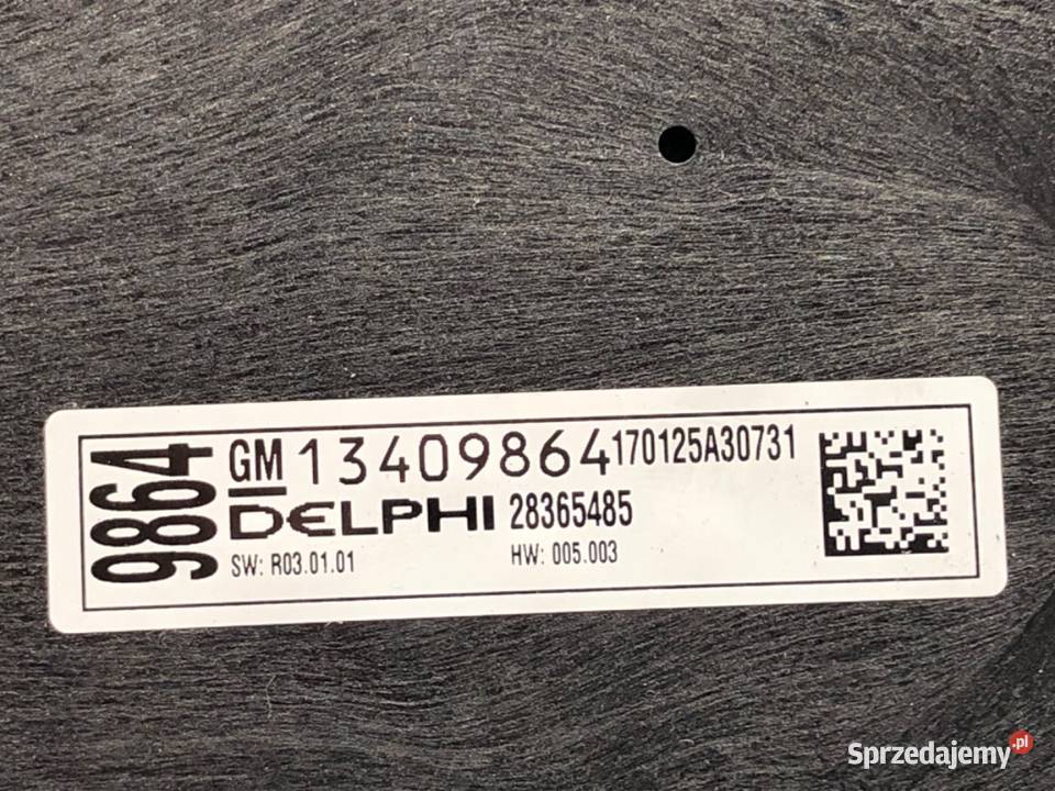 PANEL STEROWANIA RADIA OPEL MERIVA B 13409864