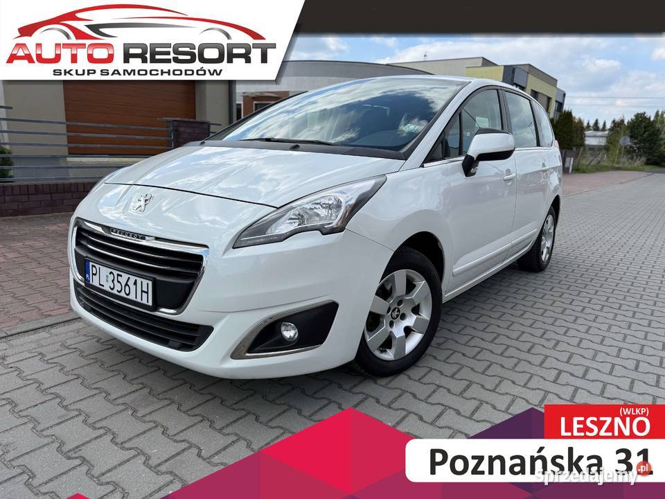 Peugeot 5008 20HDI 2015r LIFT 150 NAVI 7OSB podgrzewane fotele wielkopolskie Leszno