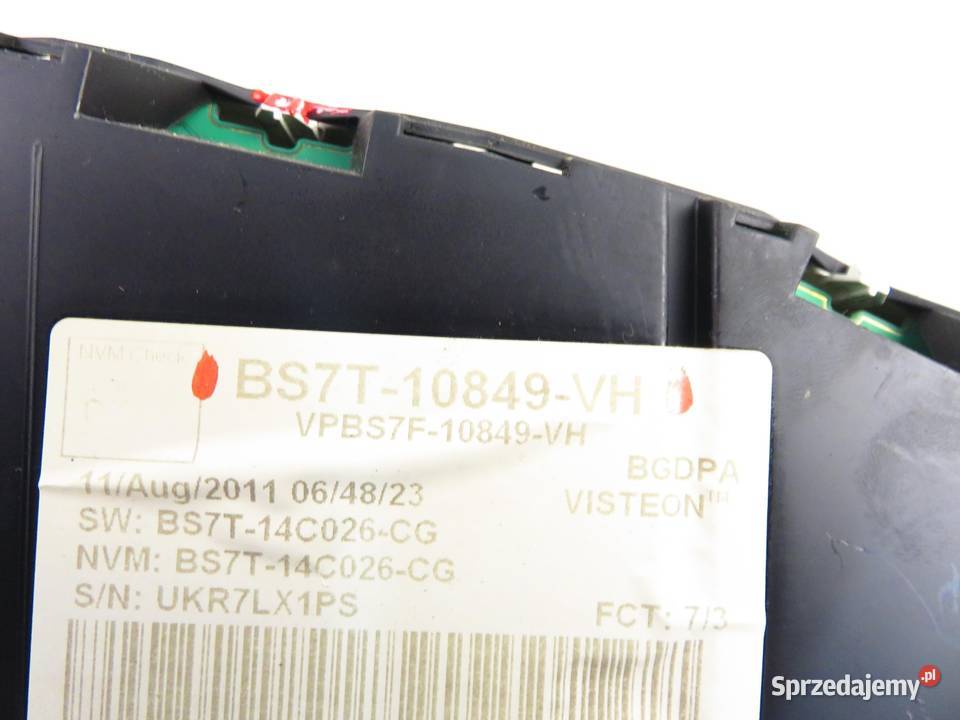 LICZNIK FORD S I WA6 22 TDCi KNWA BS7T10849VH Części samochodowe