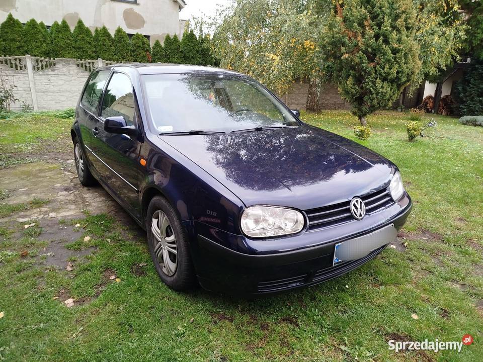 Volkswagen Golf 16 benzyna Plus LPG 1998 niebieski Wrocław