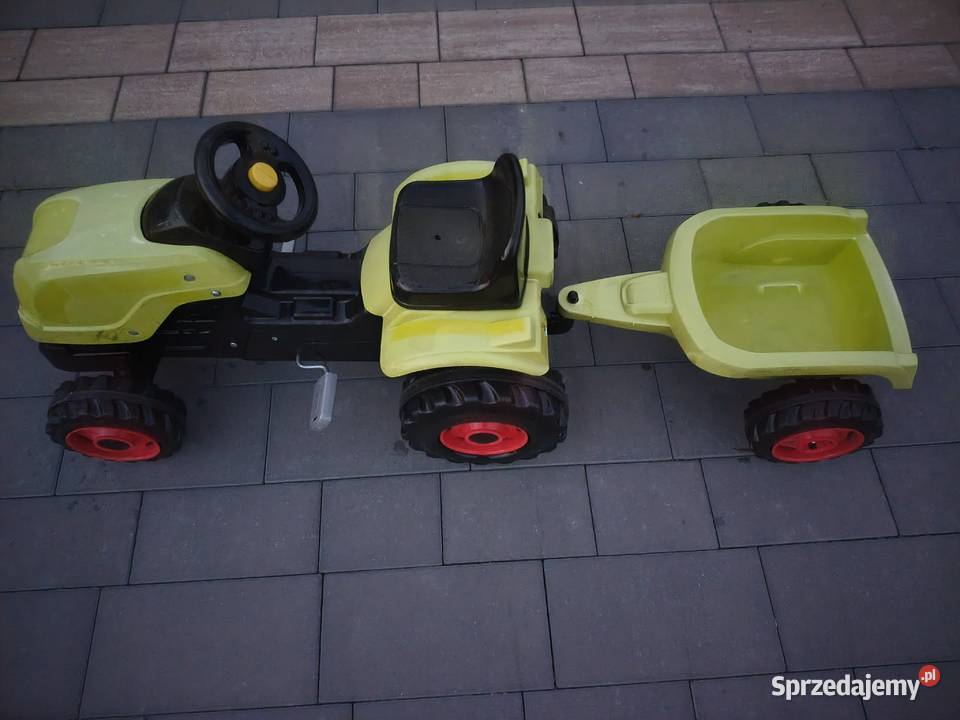 Traktor na pedały Claas GM Smoby z przyczepą podkarpackie sprzedam