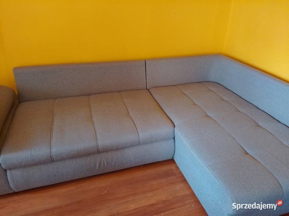 SKY Narożnik szary prawy z funkcją spania wielkopolskie Poznań