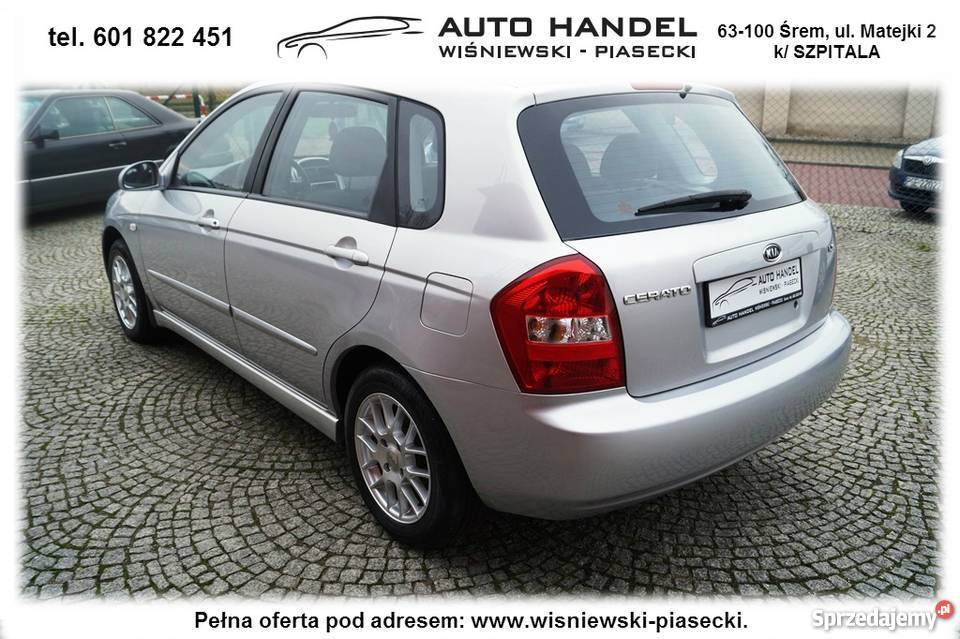 Kia Cerato 16 Śrem uzywane auta z Niemiec komis nieuszkodzony Śrem