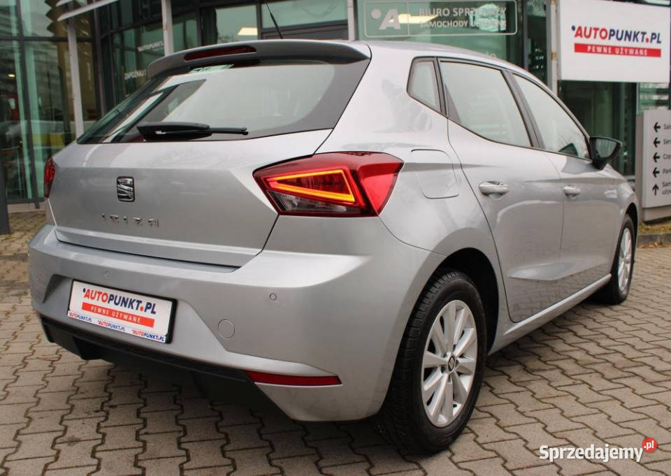SEAT Ibiza 2018r FV 23 Salon IWŁ Bluetooth Tylne śląskie Chorzów sprzedam