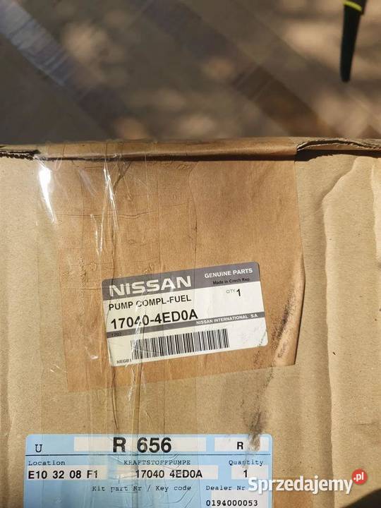 Pompa paliwa Nissan Qashqai II J11 170404ED0A