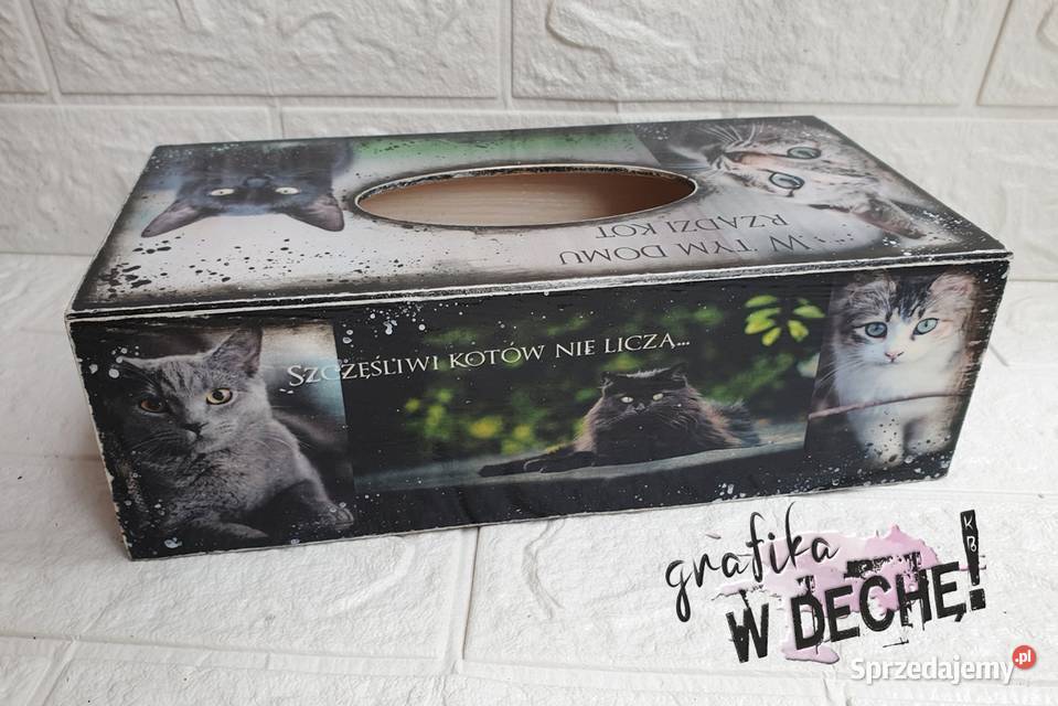 Chustecznik z kotami Kraków