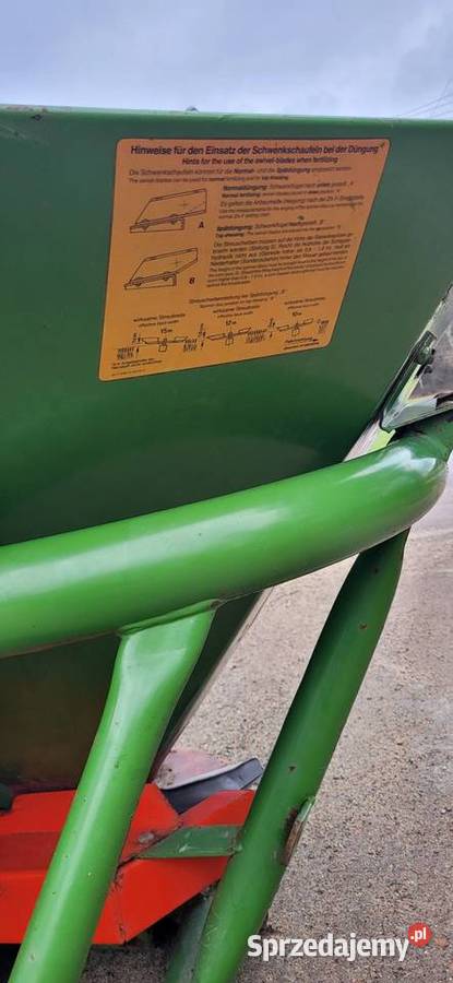 Rozsiewacz do nawozów Amazone 450l600l Wola Mystkowska