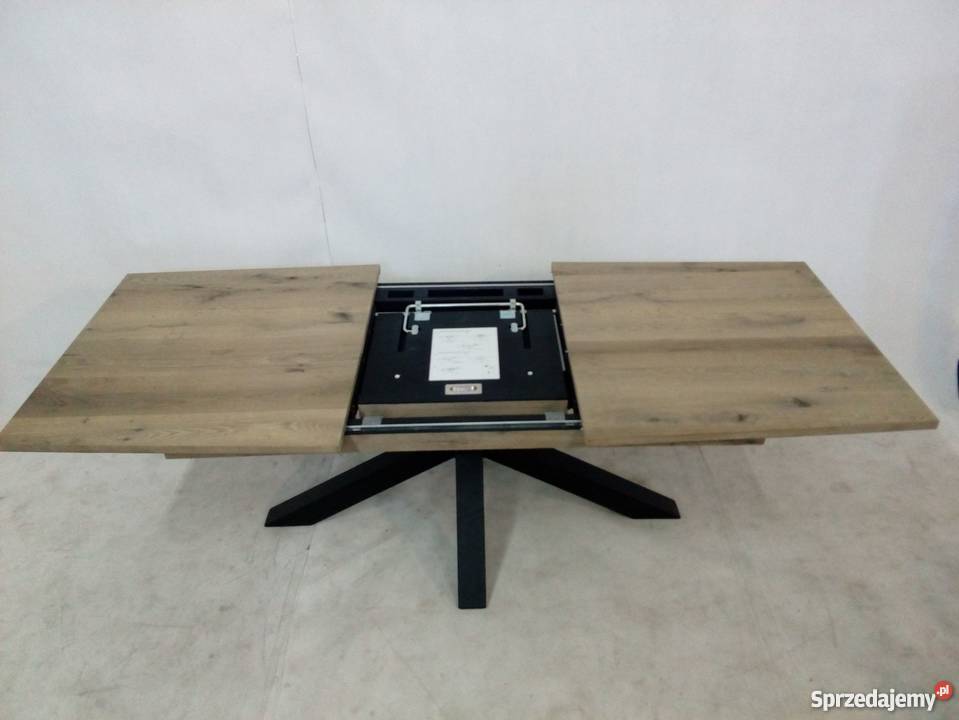 Designerskie stół rozkładany na metalowej nodze Opole