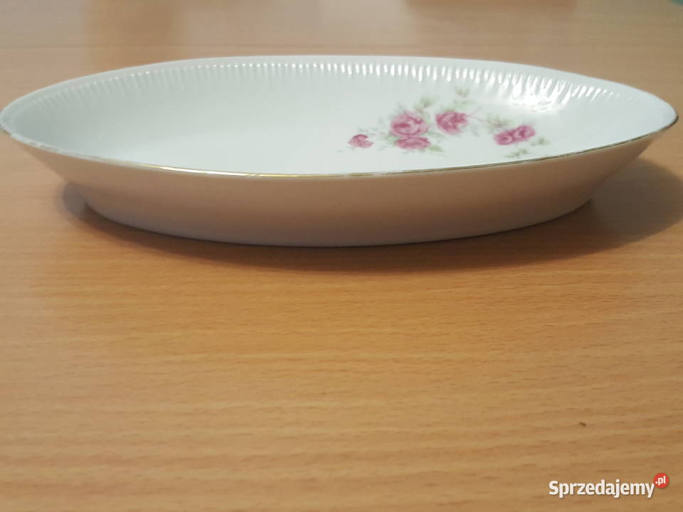 PÓŁMISEK owalny porcelana Włocławek patera w