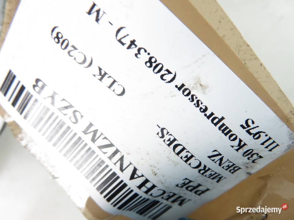 PODNOŚNIK SZYBY PRAWY MERCEDES CLK 208