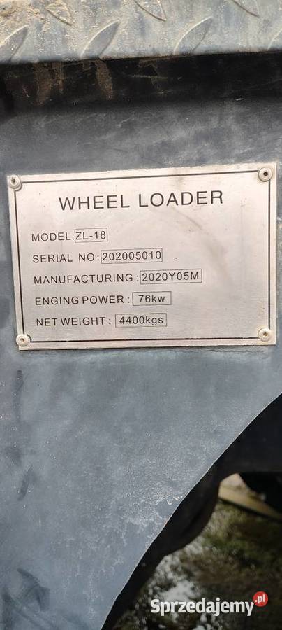 Ładowarka 2020r sprowadzona 4x4 Głogowa