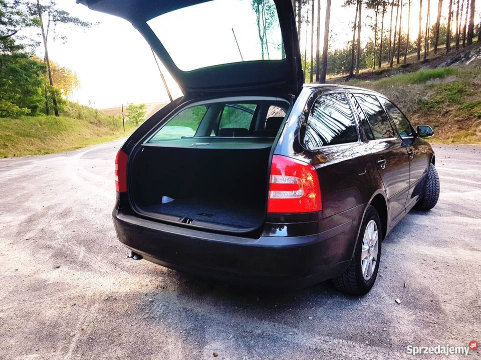 koda Octavia II 2007 Czarna Klimatyzacja klimatyzacja Nowe Czaple