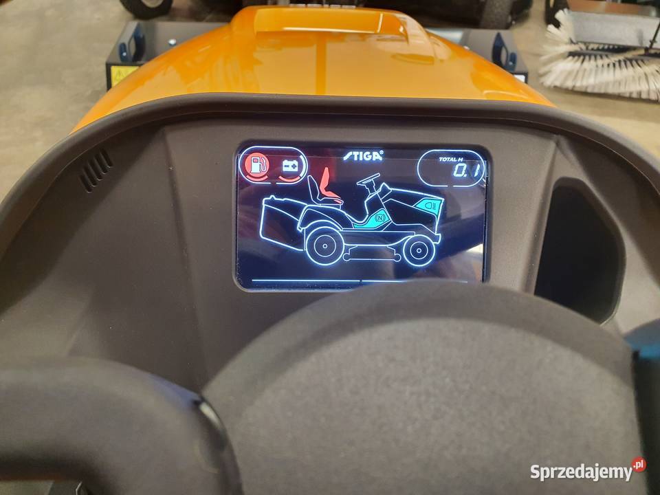 Kosiarkazamiatarka nowa Stiga 7122HWSY traktor z Kobiele Wielkie