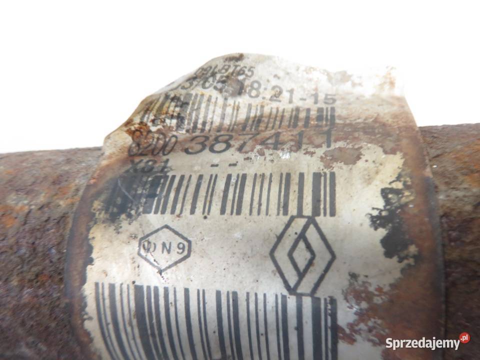 PÓŁOŚ PRAWA PRZEDNIA ESPACE IV 30 dCi 8200387411 małopolskie