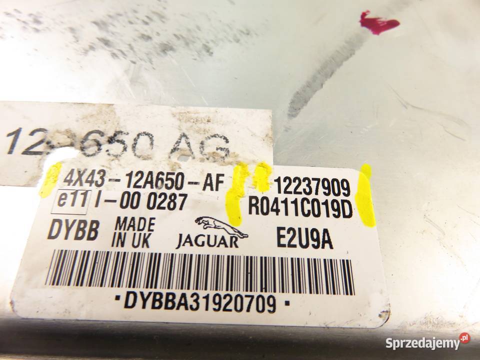 STEROWNIK JAGUAR XTYPE I X400 20 D 4X4312A650AF