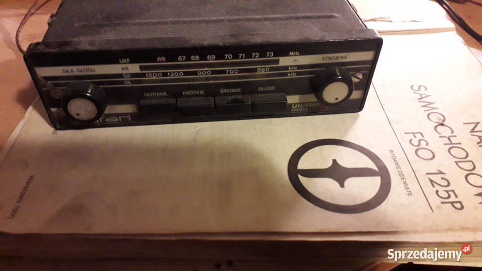 FIAT 125P FSO KSIĄŻKA SAM NAPRAWIAM RADIO SAFARI Toruń sprzedam