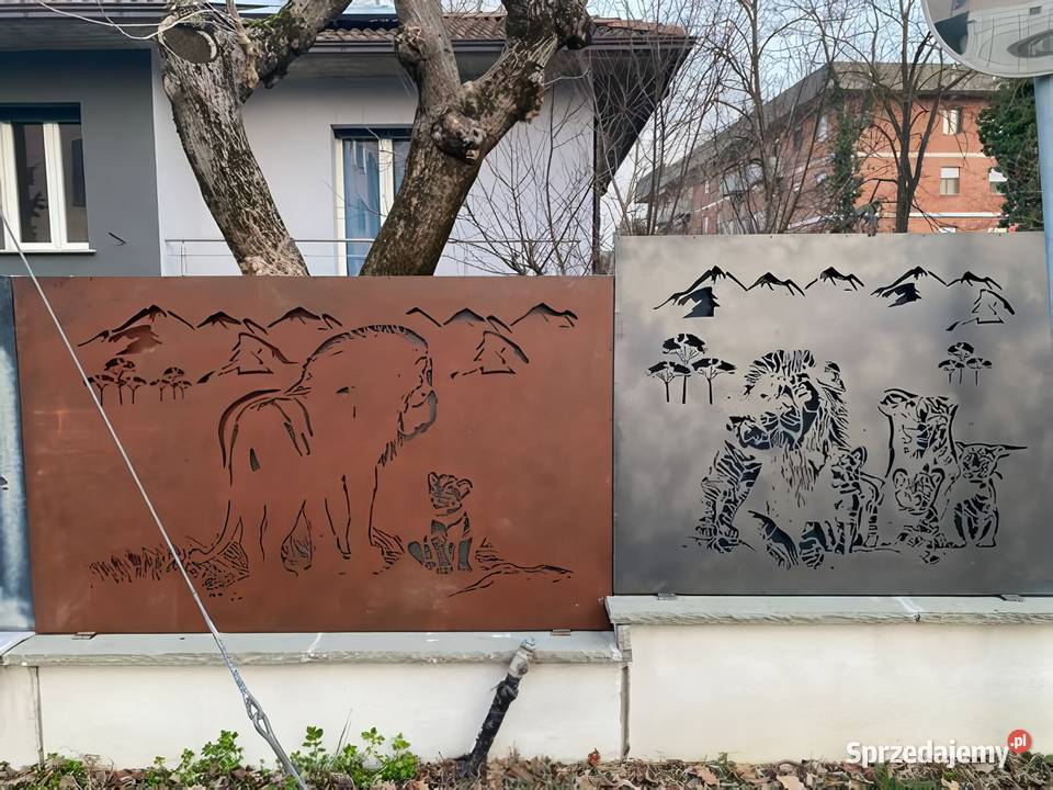 Ogrodzenie CORTEN korten panele aluminiowe Brama Poznań sprzedam