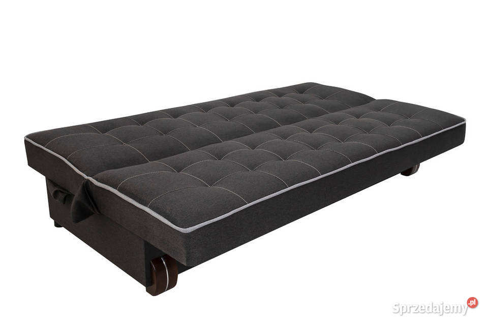 Wersalka Tapicerowana CzarnoBiała bez Boków KLER 215cm Rzeszów