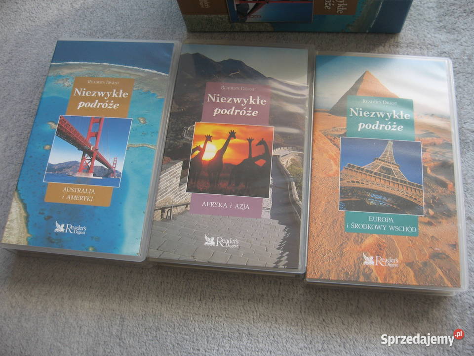 Tajemnice Egiptu i Niezwykłe podróże kasety VHS Olsztyn