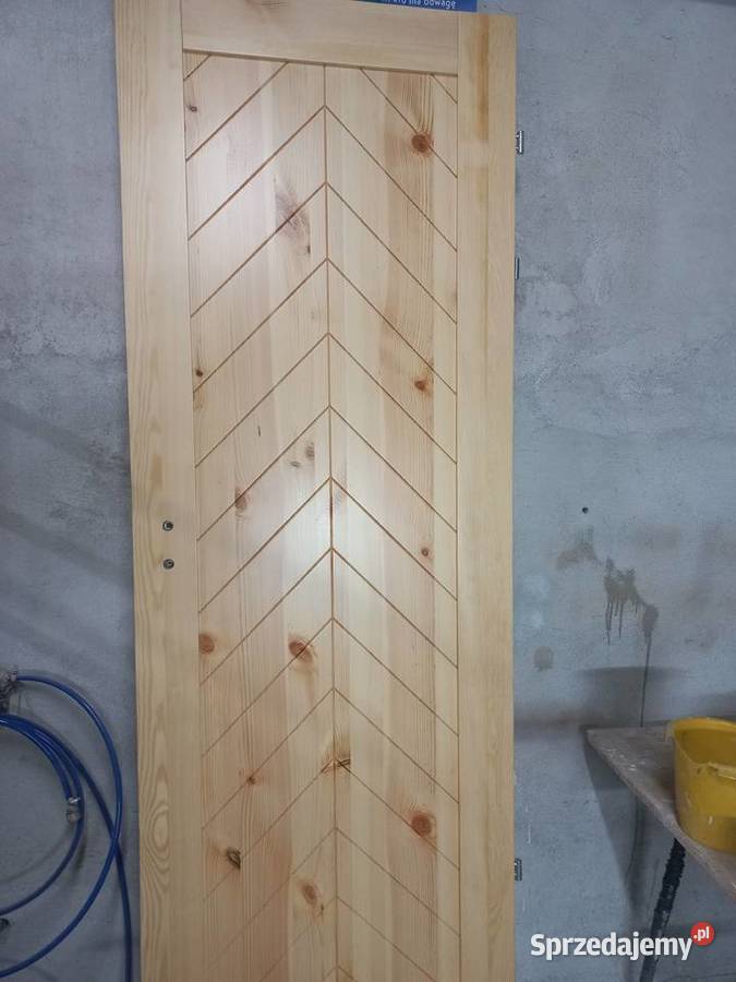 Drzwi drewniane wewnętrzne góralskie Nowy Targ