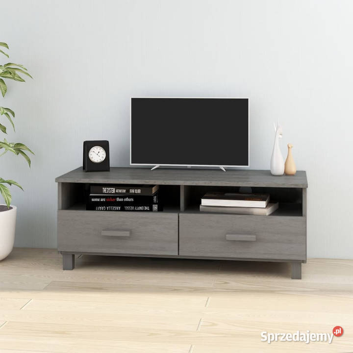 Szafka pod TV HAMAR jasnoszara 106x40x40 drewno mazowieckie Warszawa