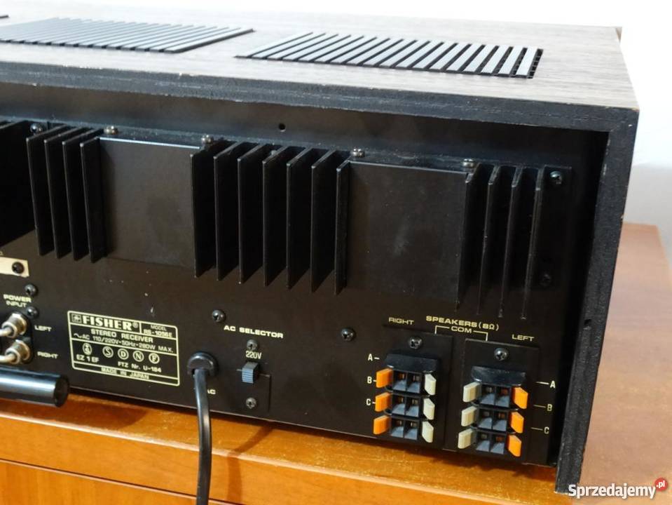 Amplituner Fisher RS1056E śliczny Vintage Amplitunery podkarpackie Jasło sprzedam