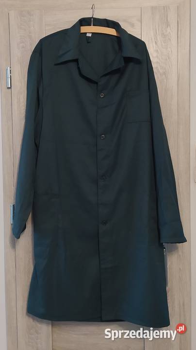 Fartuch męski ciemny zielony zielony Hajnówka sprzedam