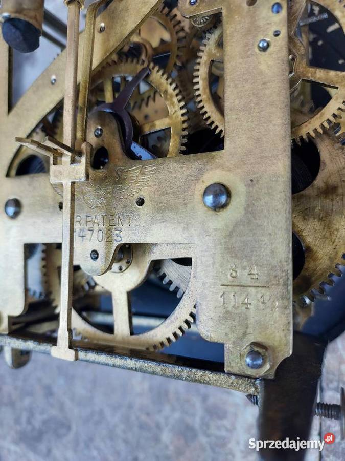 174 Zestaw mechanizm starego małego zegara Tczew