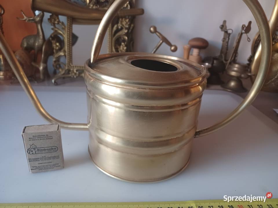 Duża mosiężna konewka 15 l wielkopolskie Poznań
