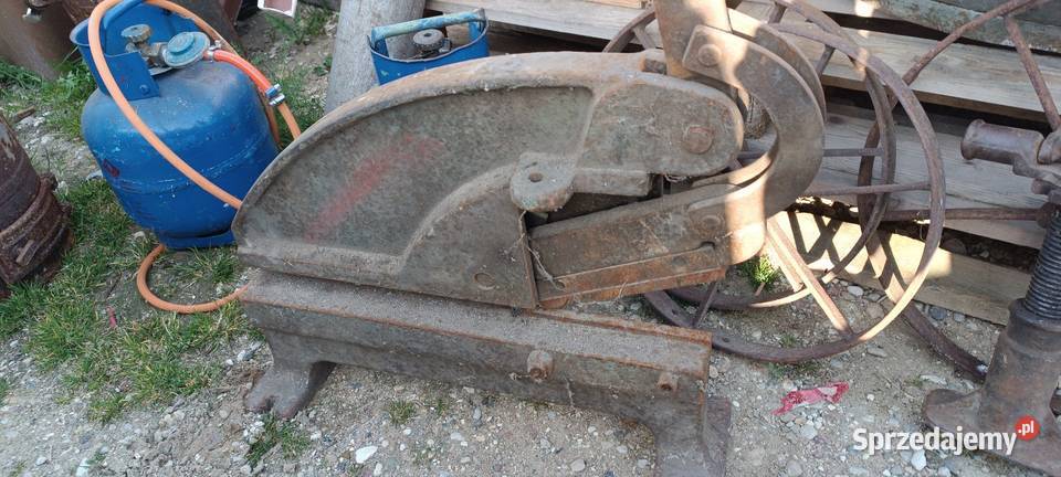 Gilotyna nożyce ręczne do cięcia blachy Uniejów sprzedam